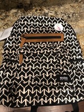 Solo New York Laptop Back Black With Beige Stripes picture