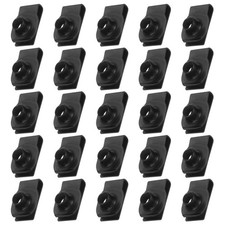 U-Style Clip-On Nut, 25 Pcs M10-1.5 Regular Extruded U-Nut U-Type Fasteners H picture