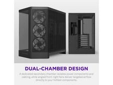NZXT H6 RGB+ (2026) Compact Dual-chamber ATX Case - All Black picture