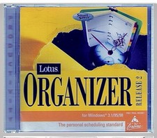 Lotus Organizer Release 2 PC CD-ROM Vintage Windows Software Personal Scheduler picture