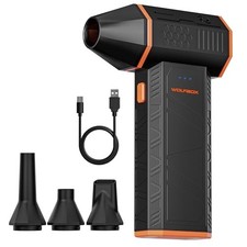 WOLFBOX MegaFlow 50 Compressed Air Duster, 110,000 RPM, 3-Gear Adjustable picture