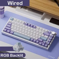 AJAZZ AK820 Mechanical Gaming Keyboard Gasket Mount RGB Hot-Swap PBT Keycaps picture
