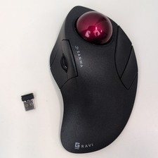 Sanwa Gravi Wireless Bluetooth USB Trackball Mouse MAWBTTB138 w USB Receiver picture