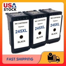 3 Pks PG-245XL Black Ink for Canon PIXMA iP2820 MG2922 MX492 MG2522 TR4520. picture