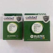 CALIDAD 1023 Alternative for Brother 57/37 CMY BK, 3 Pack Ink Cartridge + Black picture