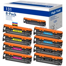 8PK 2 Pack CRG-131 Black Toner Compatible for Canon 131 ImageClass MF628Cw MF624 picture