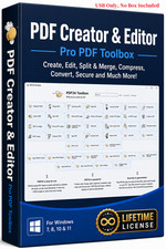 PDF 24 ~ PDF Creator/Editor 2026 for Windows | Manuals Included picture