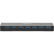 Rocstor - Y10P003-B1 - Rocstor 7-port USB Hub - USB 3.0 - External - 7 USB picture