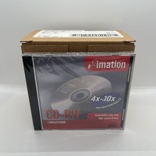 Imation High-Speed CD-RW Discs 650MB 74 Min 4x–10x Jewel Case • Box Of 10 picture