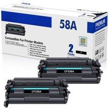 [With Chip] 2x CF258A 58A Toner Cartridge For HP LaserJet M404dn MFP M428fdw picture
