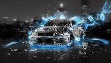 Cars nissan skyline gt r sky Desk Mat Stitched picture