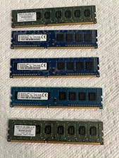 RAM DDR3 240-Pin DIMM 16GB Total Lot (5) picture