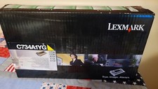 Genuine Lexmark C734A1YG Yellow Toner for C734 / C736 / X734 / X736 / X738 picture
