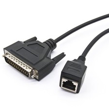 Ilda To Network Cable DB25 Male To RJ45 Female Adapter For Laser Light 30cm picture