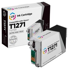 LD T127120 127 Extra High Yield Black Ink Cartridge for Epson 630 633 NX625 840 picture