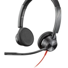 Plantronics - Blackwire 3325 Wired Stereo Headset with Boom Mic (Poly) picture
