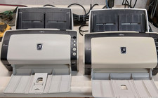 Lot of 2-FUJITSU FI-6140Z DOCUMENT SHEET-FED SCANNER Not Tested/For Parts/Repair picture