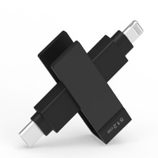 Apple MFi 512GB Lightning USB-C iPhone iPad Flash Drive Photo Stick Memory Black picture
