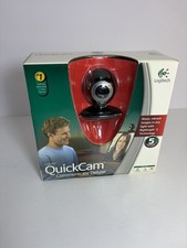 Logitech QuickCam Communicate Deluxe Webcam RightLight 2 Built-in Mic NIB Sealed picture