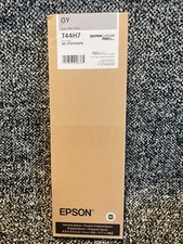Genuine Epson PRO12 Gray Ink P7570 & P9570 New T44H7 Date: May 2029 picture