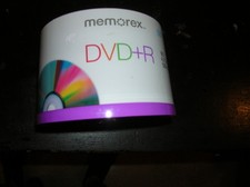 MEMOREX DVD+R 50 PAQ Pack Spindle 16X 4.7GB 120 min Plus Sealed Recordable NEW picture