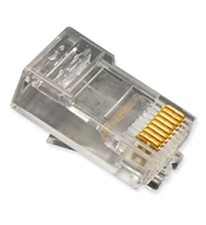 ICC ICC-ICMP8P8SRD PLUG- 8P8C- OVAL ENTRY- SOLID- 100PK picture