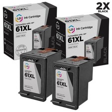 LD Replacement Replacement for HP 61 CH561WN Black Ink Cartridge, 2-Pack picture