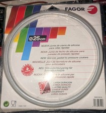 Fagor Pressure Cooker Silicone Gasket 25 Cm 9.84in Replacement Seal Gray picture