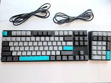 Varmilo VA87M and VA21M Mechanical Wired USB TKL Keyboard Blue/Gray with Numpad picture
