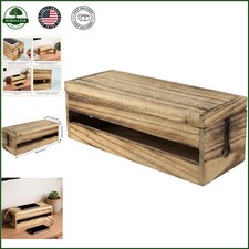 Elegant Wood Cable Concealer for Power Cords and Extension Wires in Any Room picture
