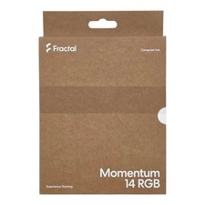 Fractal Design Momentum 14 RGB 14cm PWM Gaming Computer PC Case Fan Black NEW picture