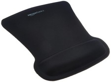 Amazon Basics Irregular Ergonomic Gel Computer 10.1L x 8.1W inches, Black  picture