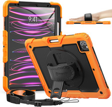 for Ipad Pro 12.9 Case 6Th/5Th/4Th/3Rd Gen, 360° Rotating Stand, Pencil Holder & picture