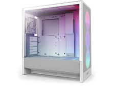 H Series H5 Flow 2024 RGB Edition ATX Mid Tower Chassis All White Color NZXT picture