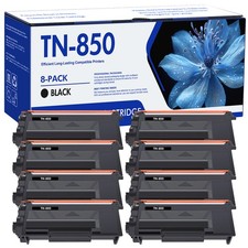 8x Compatible with Brother TN850 Black Toner Cartridge High Yield 8k MFC L5700DW picture