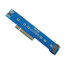 PCIe 3.0 4.0 x8 to 2 NVMe M.2 NGFF SSD Split Card Adapter for 1U Chassis picture