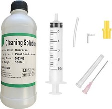 500ml Unblock Print Head Nozzles for Epson Canon HP Printer Cleaning Kit Cleaner picture