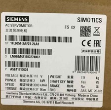 1-piece Brand New with Box Siemens 1FL6054-2AF21-2LA1 1FL6054-2AF21-2LA1 HTZ0 picture