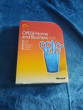 Microsoft Office Home and Business 2010 PC DVD-ROM Full Pre owned  In Box picture