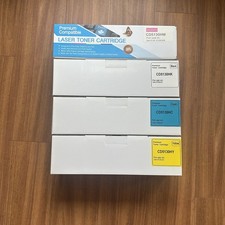 Set of 4 Genuine Dell 5130cdn Laser Toner Cartredges Cyan/Magenta/Yellow/Black picture