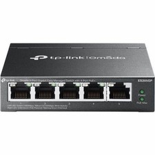 TP-Link Omada 5-Port Gigabit Easy Managed Switch with 4-Port PoE+ (es205gp) picture