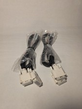 ​Lot of 2 DVI-D Single Link Digital Video Cable Male to Male 24+1 Pin, OEM Dell picture