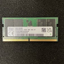Lot of 10 DDR5 SODIMM 32GB 2Rx8 PC5-4800B-SB0-1010-XT Grade B picture