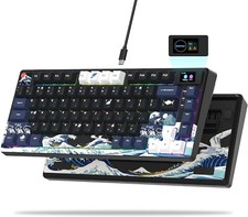 Womier S-K80 Wired 75% Gaming Keyboard with Custom GIF Display and RGB Effects picture
