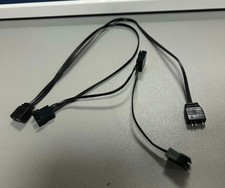 Standard ARGB 3-Pin to NZXT AER / F120 / HUE Fan Splitter Adapter Daisy Chain picture