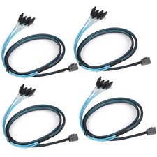 SFF-8643 SATA Cable For Lenovo 430-16i 9400-16i 12Gb/s NVMe Tri-Mode HBA PCIe picture