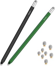 Stylus for Touch Screens (2 Pcs), High Sensitivity 2 in 1 Fiber Tips Pen with... picture