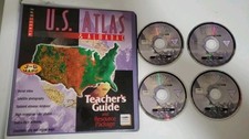 MINDSCAPE U.S. ATLAS VINTAGE 1995 APPLE MACINTOSH ALLIED RECORD COMPANY CD-ROM picture