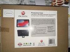 NEW CTA Digital PAD-PCGK10 Protective Case 4 iPad 7th Gen 10.2, Pro 10.5, Air 3 picture