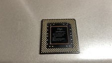 Vintage Intel Pentium 166mhz MMX Socket 7 PGA Gold Pin FV80503166 SL27H picture